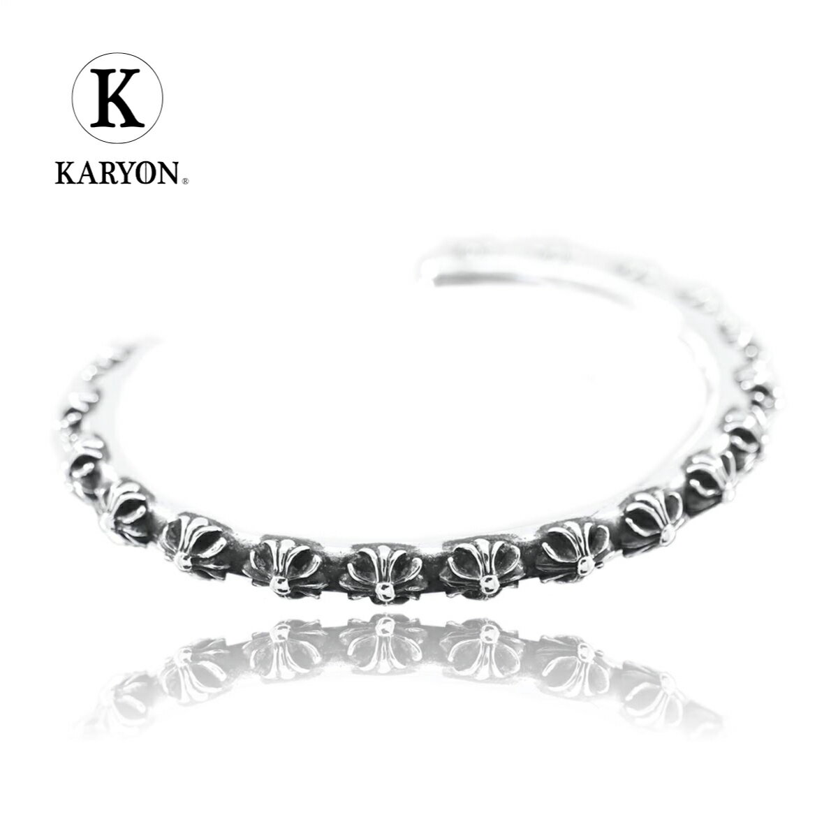 楽天市場】クロムハーツ クロスバンド バングルの通販