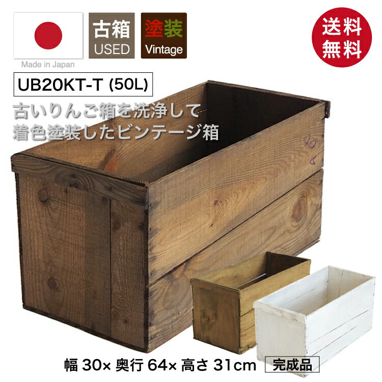 シェル レトロ木箱 『SHELL』Vintage wooden box シェル レトロ木箱