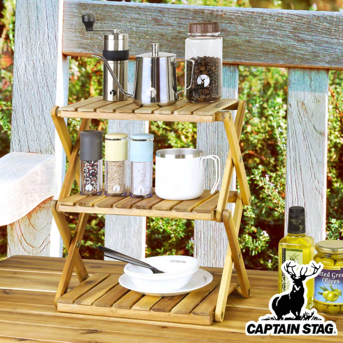 楽天市場】三段ラック 折りたたみ（スポーツ・アウトドア）の通販