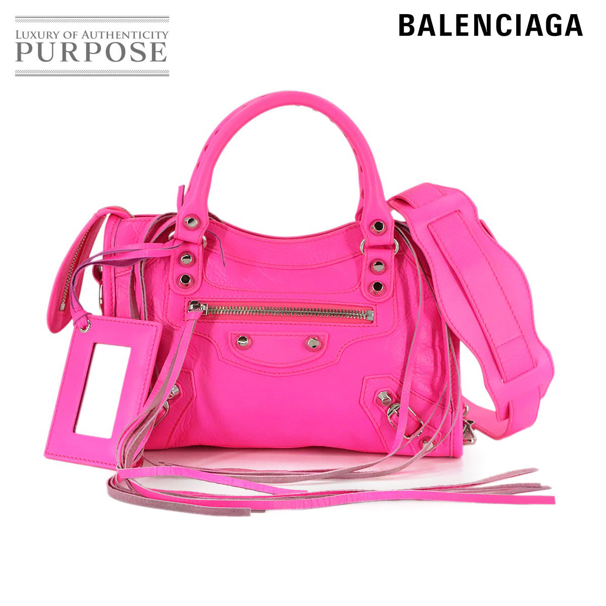 楽天市場】バレンシアガ ピンク バッグの通販