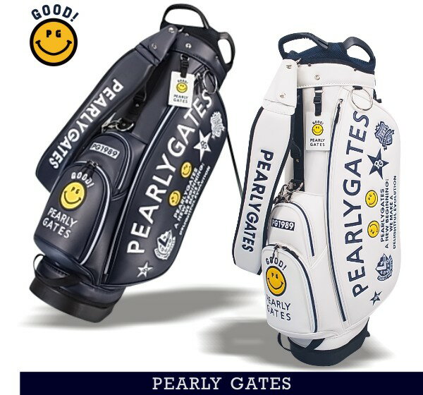 パーリーゲイツ マーケット ボーダー グリーン スタンドキャディバッグ