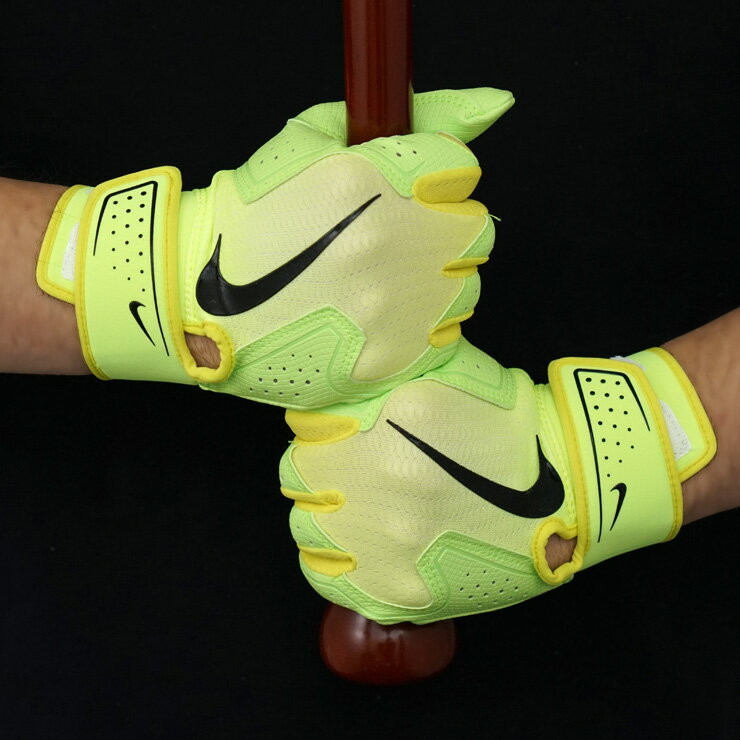 楽天市場】ナイキ（カラーイエロー）（バッティンググローブ・守備用