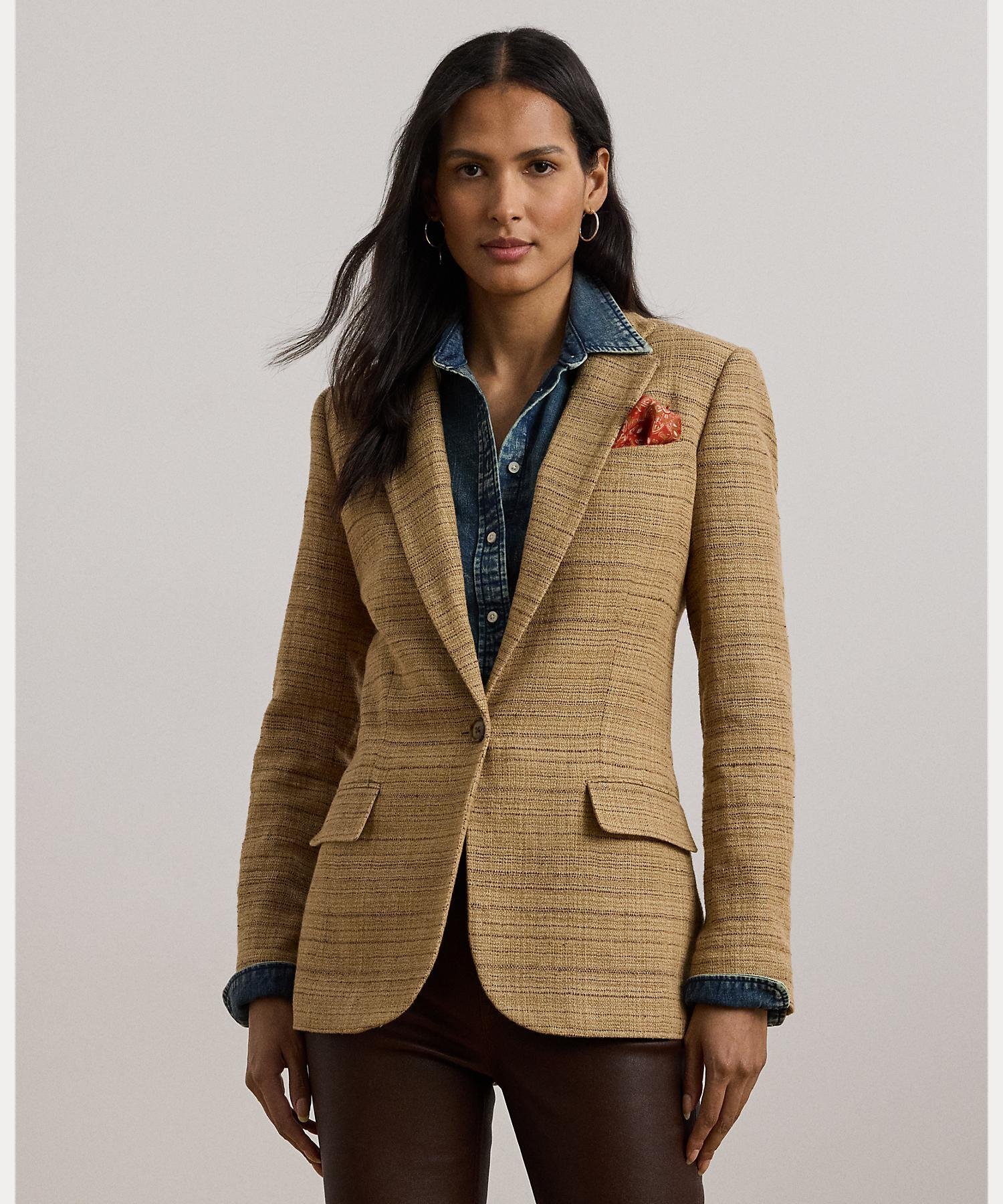 楽天市場】ラルフローレン ツイード ヘリンボーン ジャケットの通販