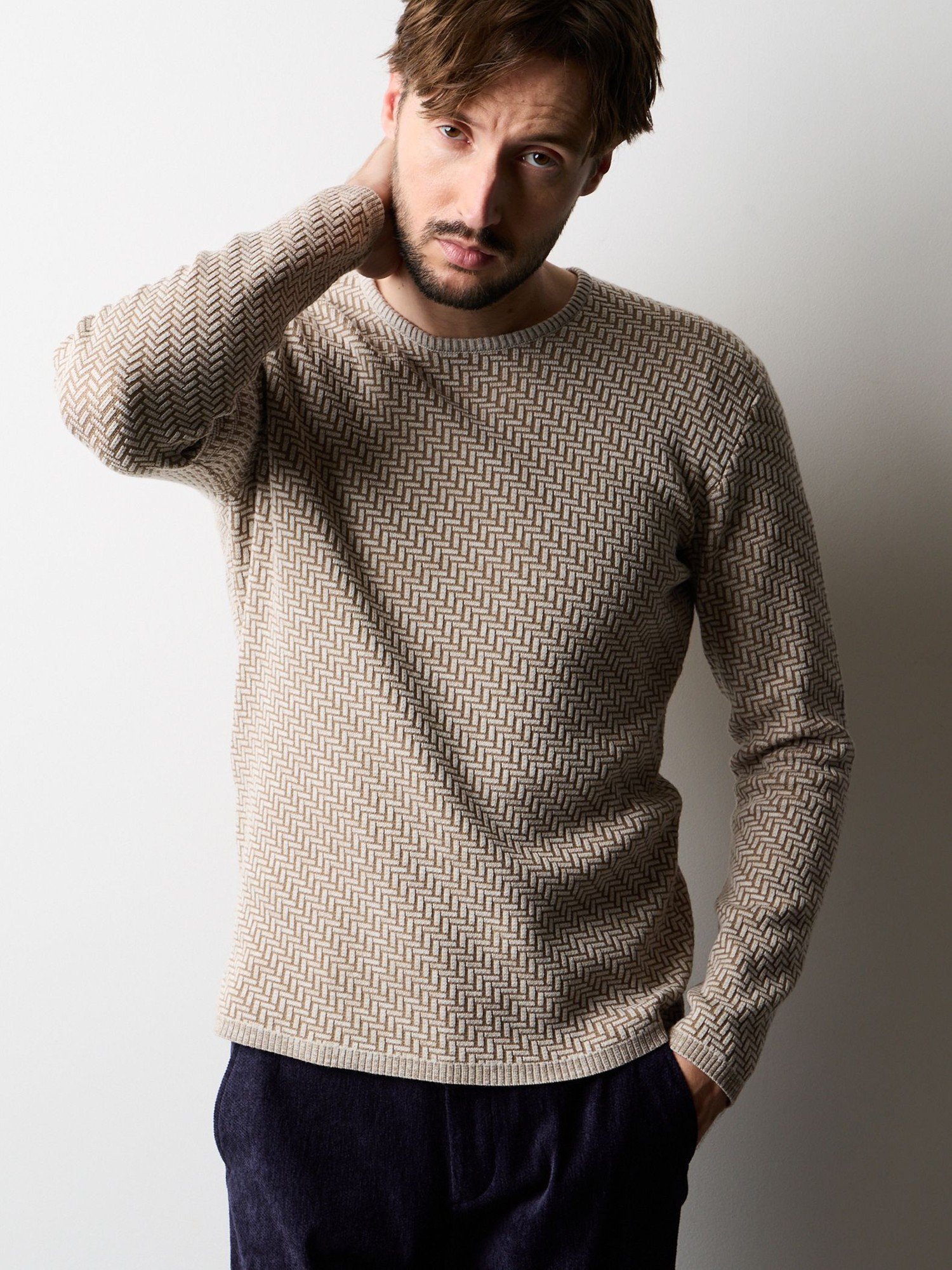 楽天市場】幾何学（ニット・セーター｜トップス）：メンズファッション