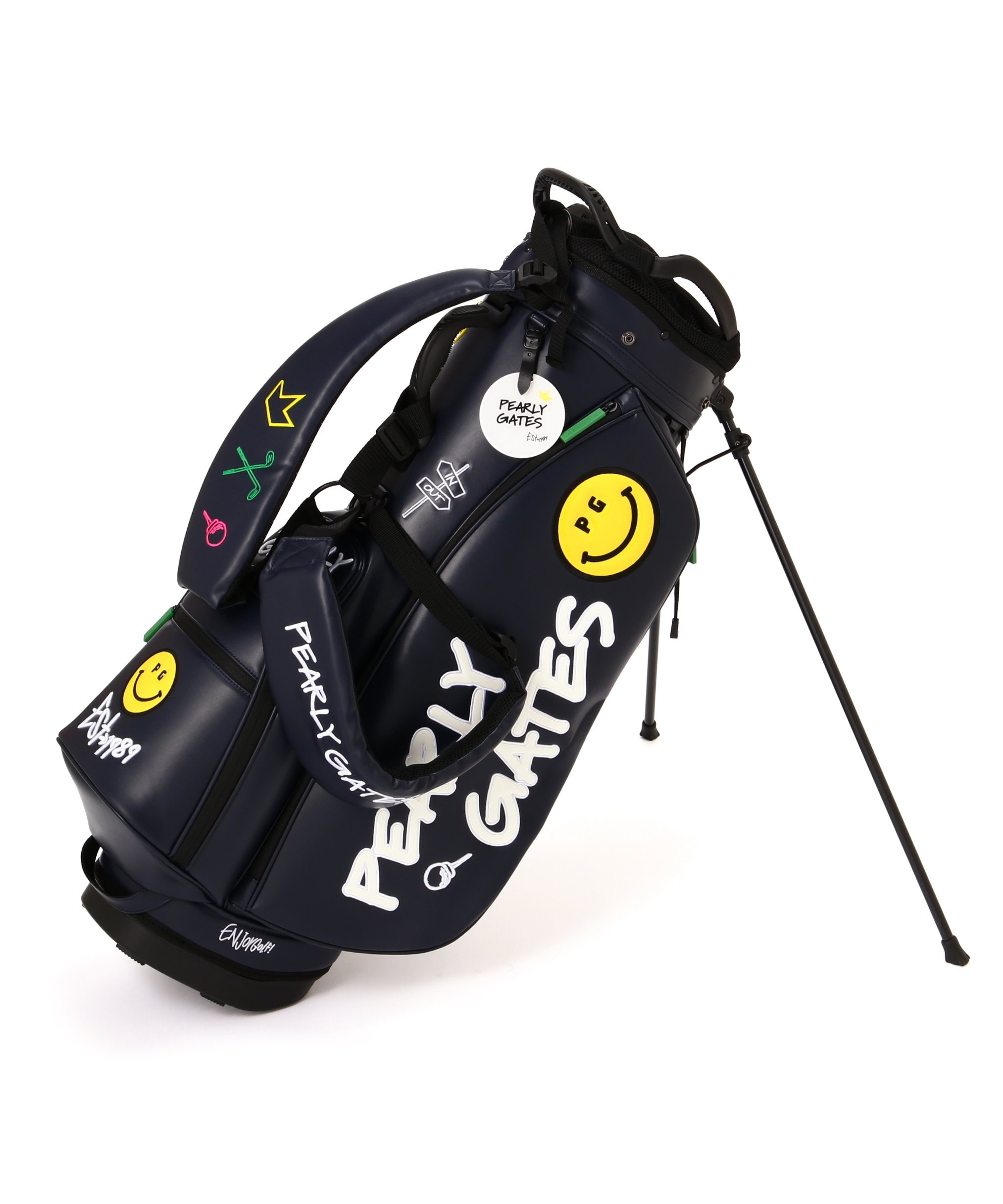 楽天市場】パーリーゲイツ キャディバッグ エナメルの通販