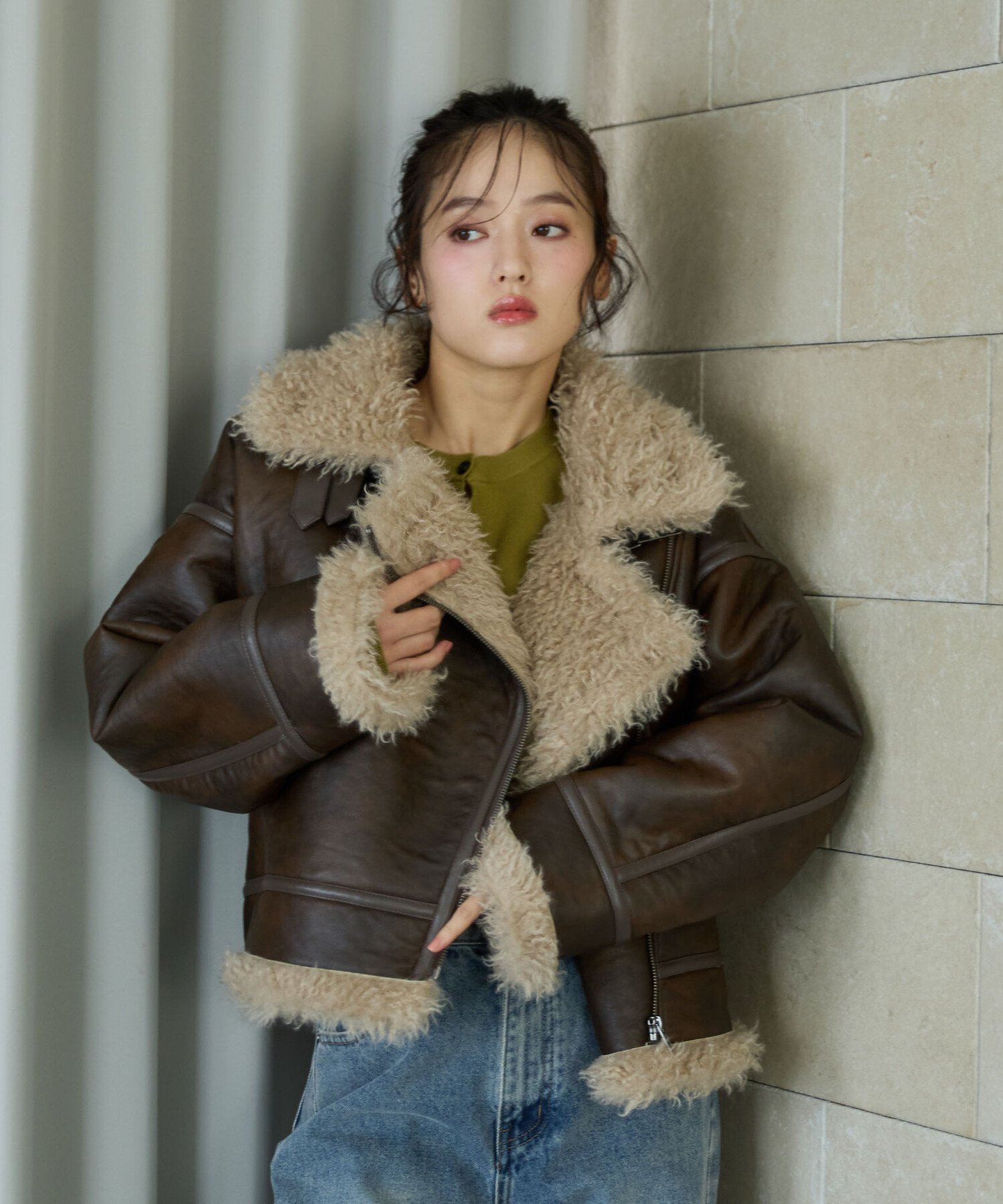 楽天市場】archives アルシーヴ フェイクレザー ジャケットの通販