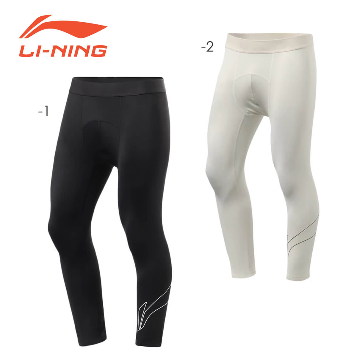 LI-NINGリーニン 【Mサイズ】Li-Ning リーニン ランニングタイツ（黒X