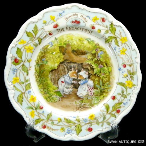 楽天市場】ロイヤルドルトン ブランブリーヘッジ プレートの通販