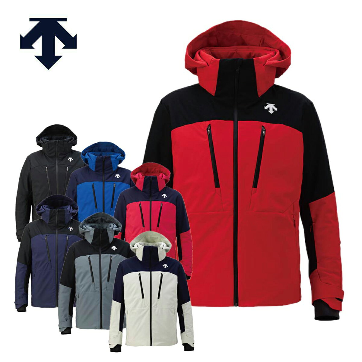 楽天市場】デサント スキーウェア（カラーネイビー）（メンズウェア