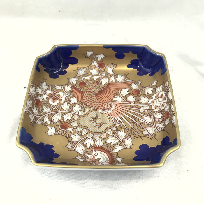 楽天市場】深川製磁 染錦金彩鳳凰 菊割親皿の通販