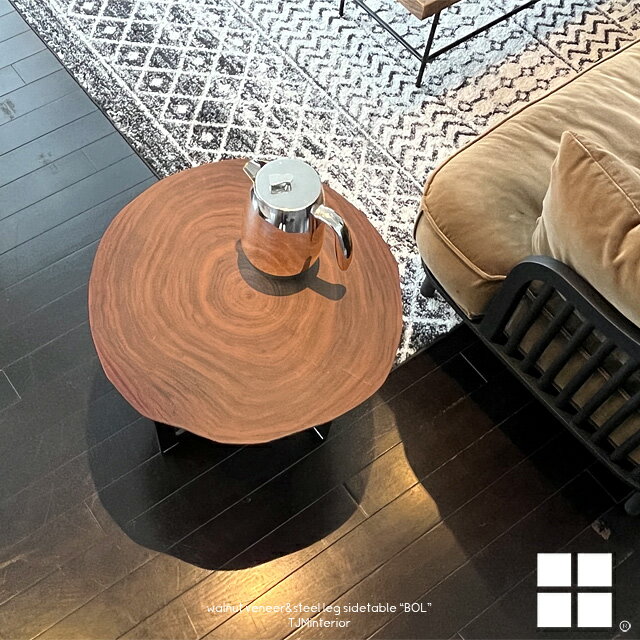 楽天市場】サイドテーブル 丸太の通販