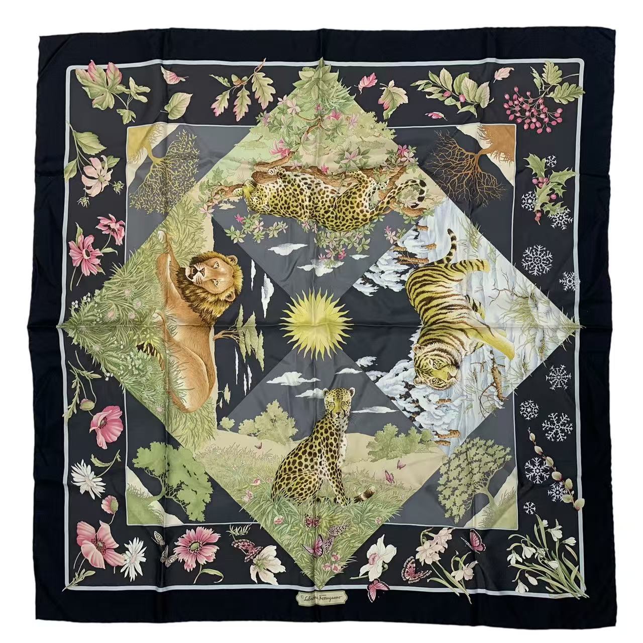 楽天市場】サルヴァトーレフェラガモ シルク スカーフの通販