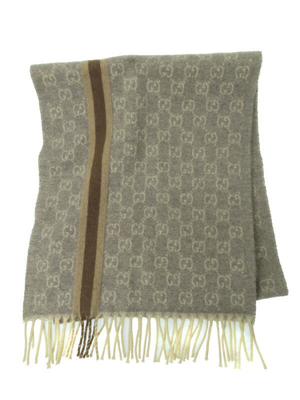 GUCCI】【GG柄】【イタリア製】グッチ『カシミヤマフラー』322288