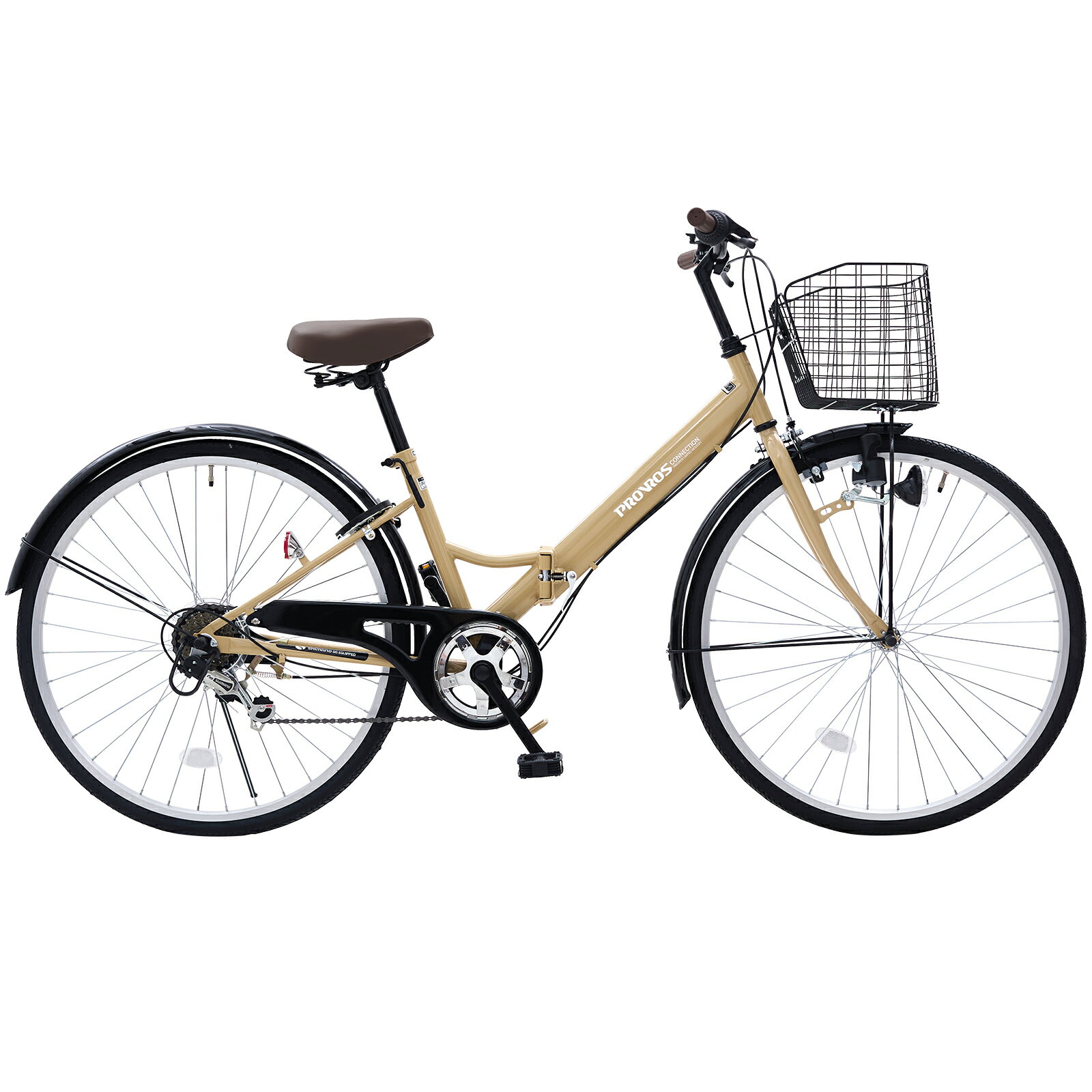 楽天市場】自転車 26インチ シティサイクル（カラーベージュ）の通販