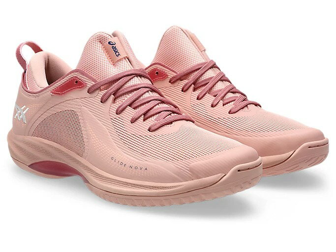 ASICS バスケットボールシューズ 女性用 ホワイト/ピンク/ゴールド