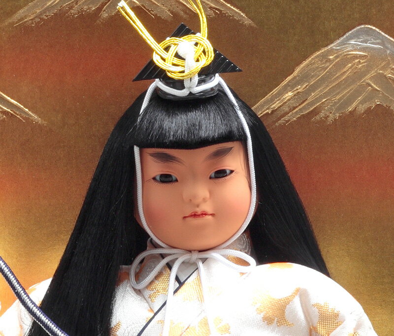 五月人形 久月 コンパクト ケース飾り 武者人形 鎌倉 兜曳 7号 慶印7