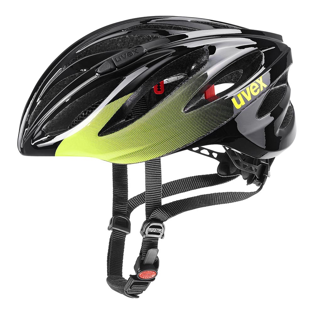 uvex race+ (ライム／コバルトマット) レーシング用ヘルメット uvex