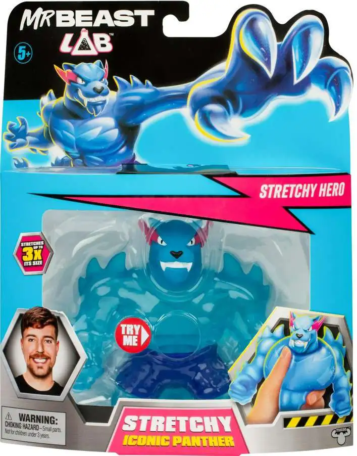 MrBeast Lab Heroes Goo Jit Zu ICONIC Panther Figure Moose Toys