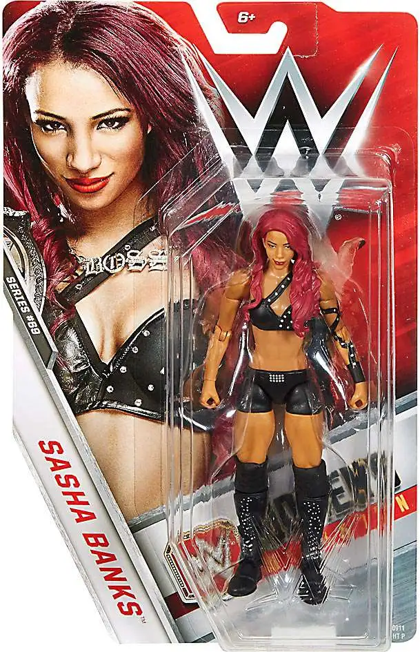 WWE Wrestling Series 69 Sasha Banks 6 Action Figure Damaged