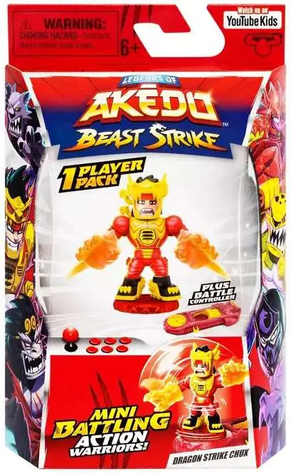 Legends of Akedo Beast Strike Dragon Strike Chux Mini Battling