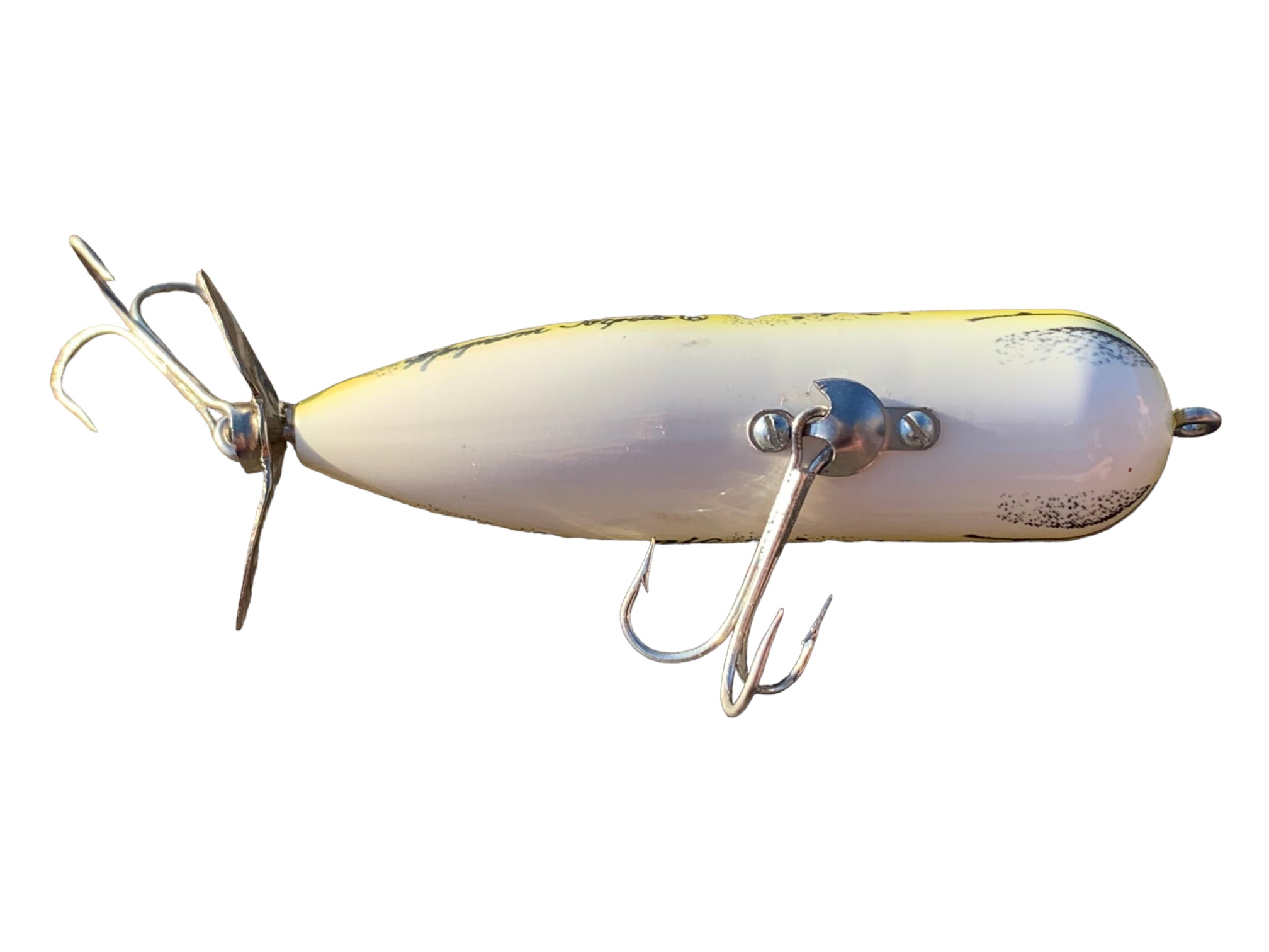 HEDDON MAGNUM TORPEDO Vintage Fishing Lure • NATURAL FROG – Toad