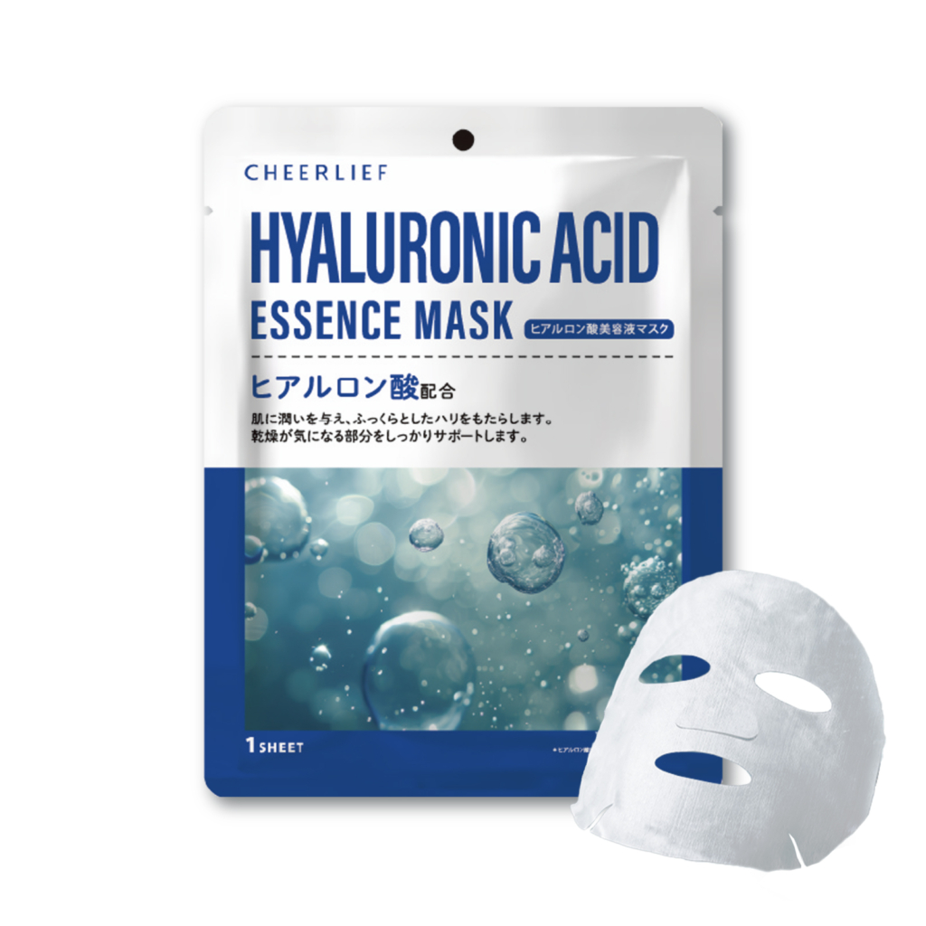 CHEERLIEFシートマスク 個包装 ヒアルロン酸 フェイスパック 韓国製