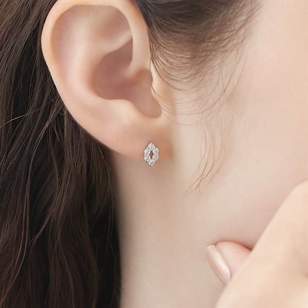 K10ホワイトゴールド ピアス | 112436153204 | 【公式】4℃ジュエリー