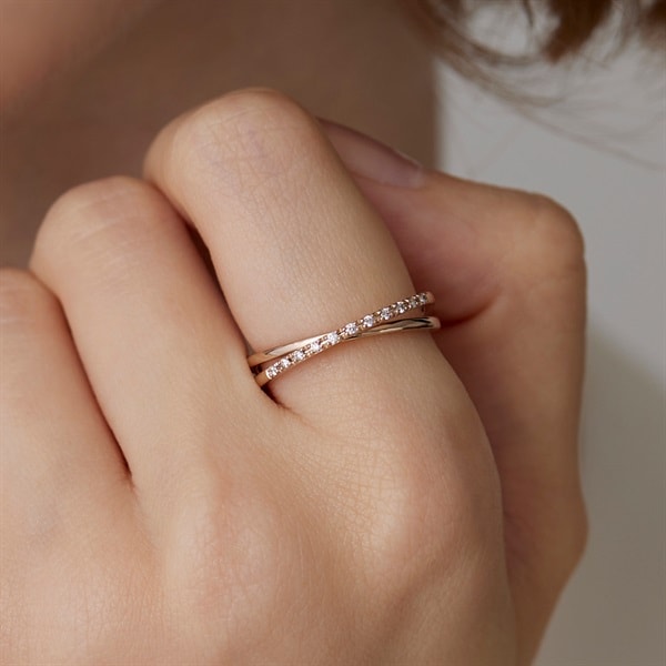 K18ピンクゴールド リング | 112241143101 | 【公式】4℃ジュエリー