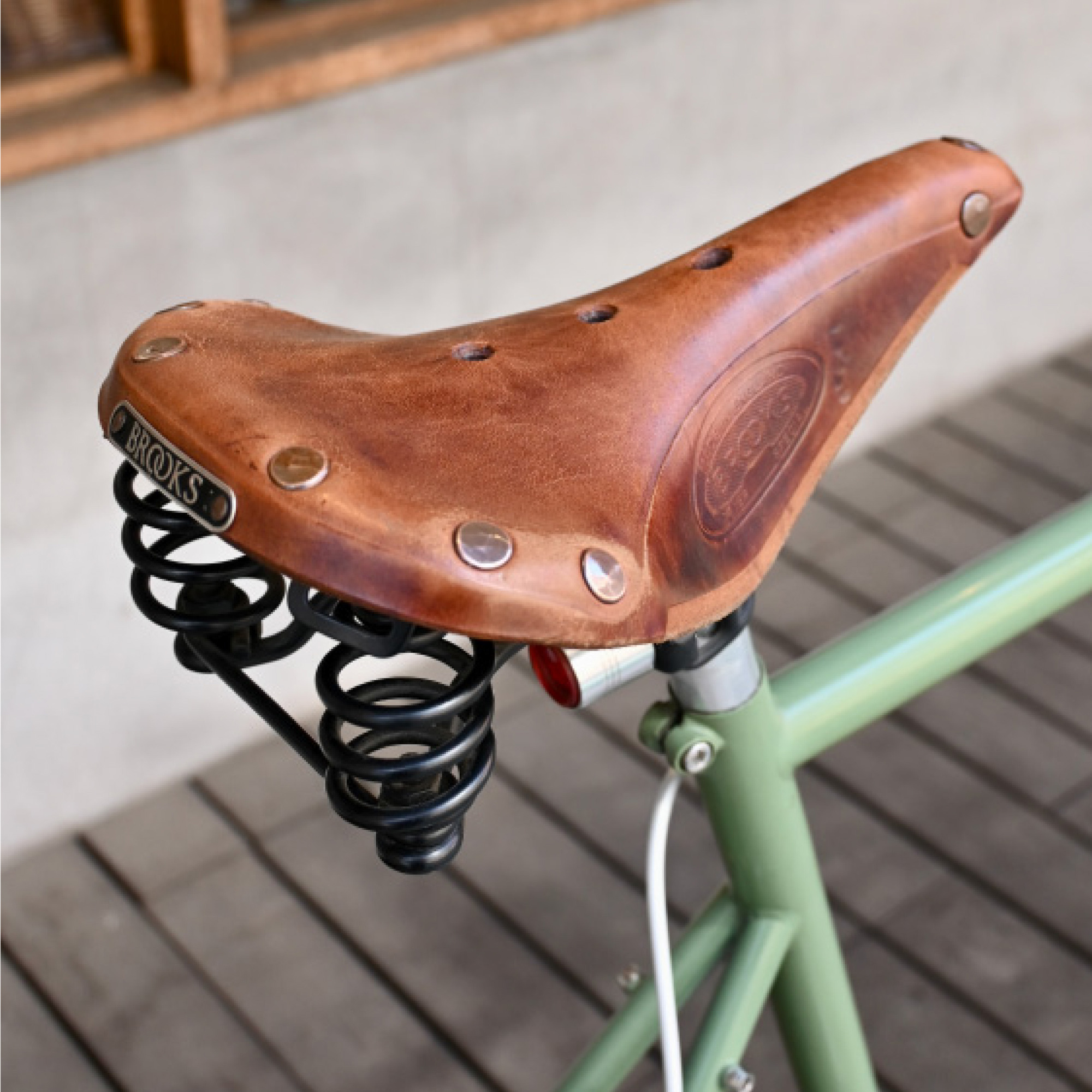 BROOKS ブルックス レザーサドル ブラウン茶 BROOKS ブルックス レザー