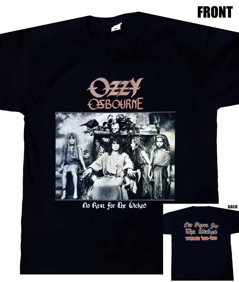 OZZY OSBOURNE】ロックTシャツ バンドTシャツ OZZY OSBOURNE No Rest