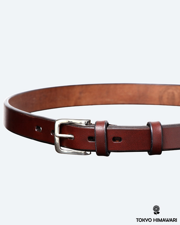 東京ヒマワリ / 池之端銀革店 UKサドルレザースペシャルベルト 銀製