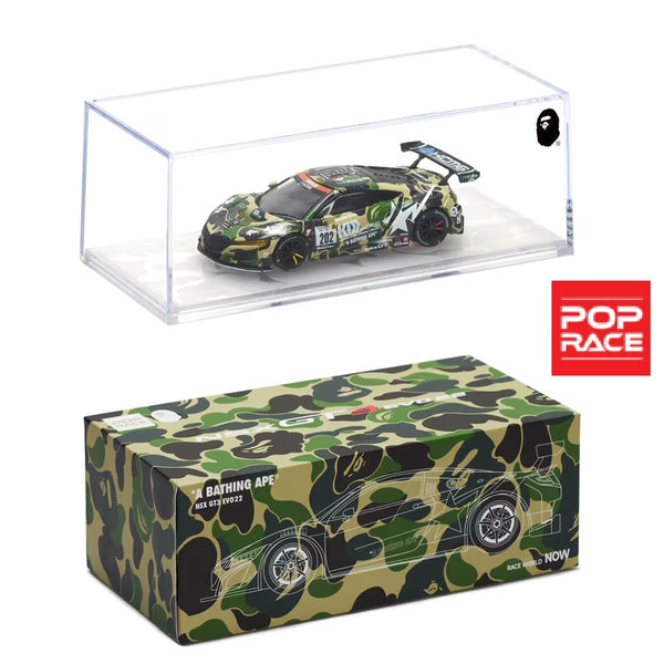 BAPE®︎ x POPRACE 1/64 HONDA NSX GT3 EVO22BAPE PR640027 – Tokyo