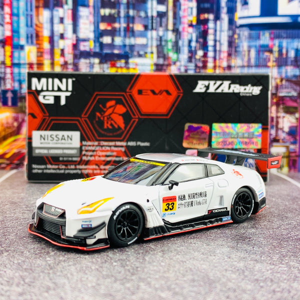 MINI GT x POPRACE 1/64 1/64 Nissan GTR Nismo GT3 X Works/ EVA