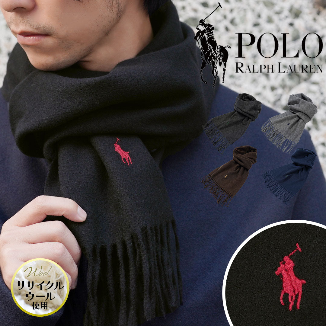ポロ ラルフローレン POLO RALPH LAUREN RECYCLED WOOL MUFFLER
