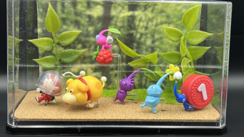 ピクミンチョコエッグのフィギュアで簡単ジオラマ作成 | 虎次朗HOBBY