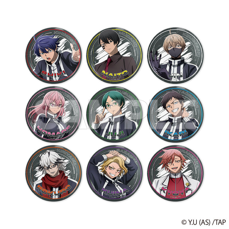 桃源暗鬼 矢颪碇 ホログラム缶バッジ 13個まとめ 桃源暗鬼 矢颪碇