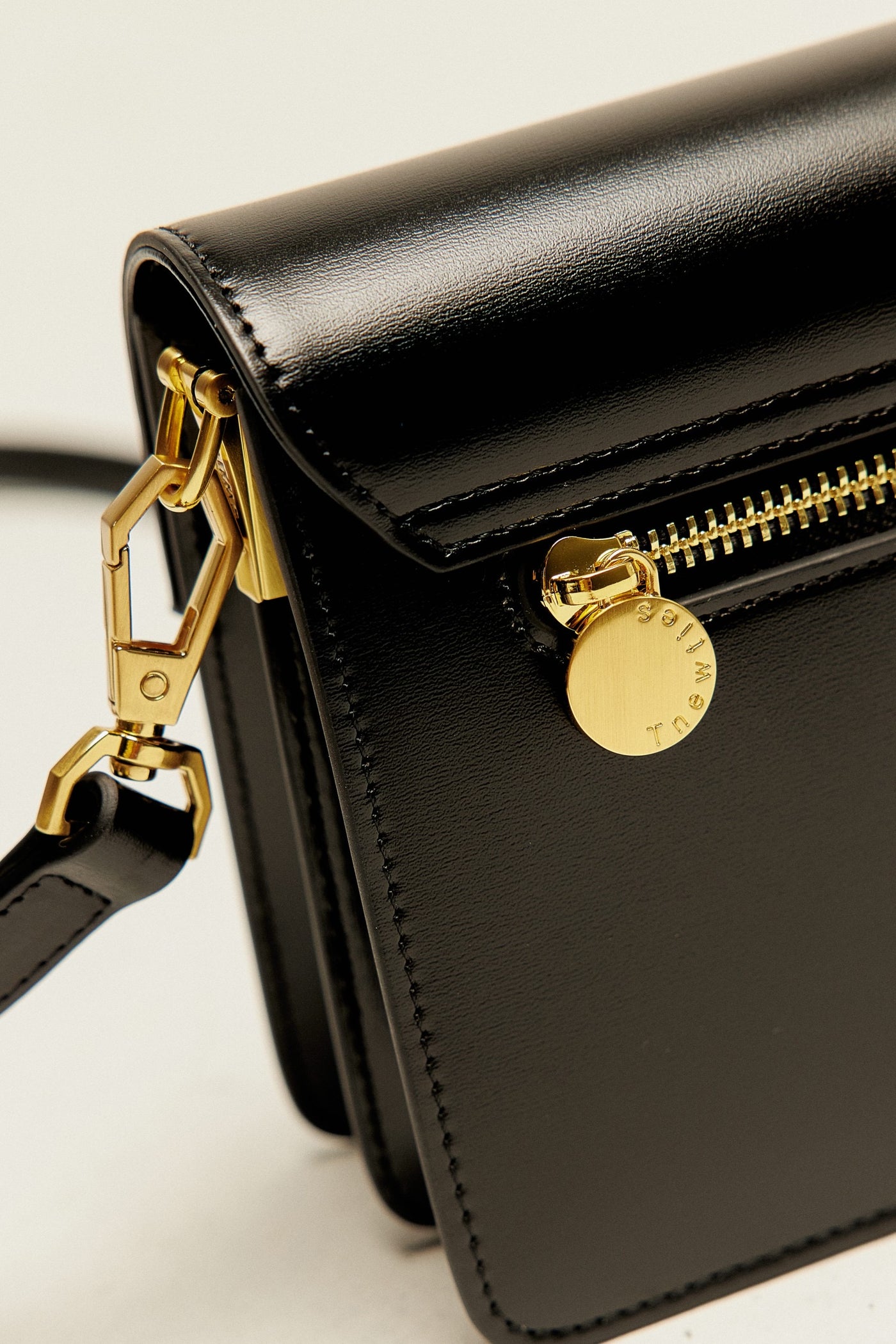 No.5本革ショルダーバッグ-Black – Tnewties