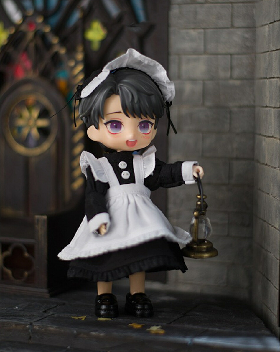 楽天市場】オビツ11 ドール 人形 服 メイド ドレス 3点セット ヘッド