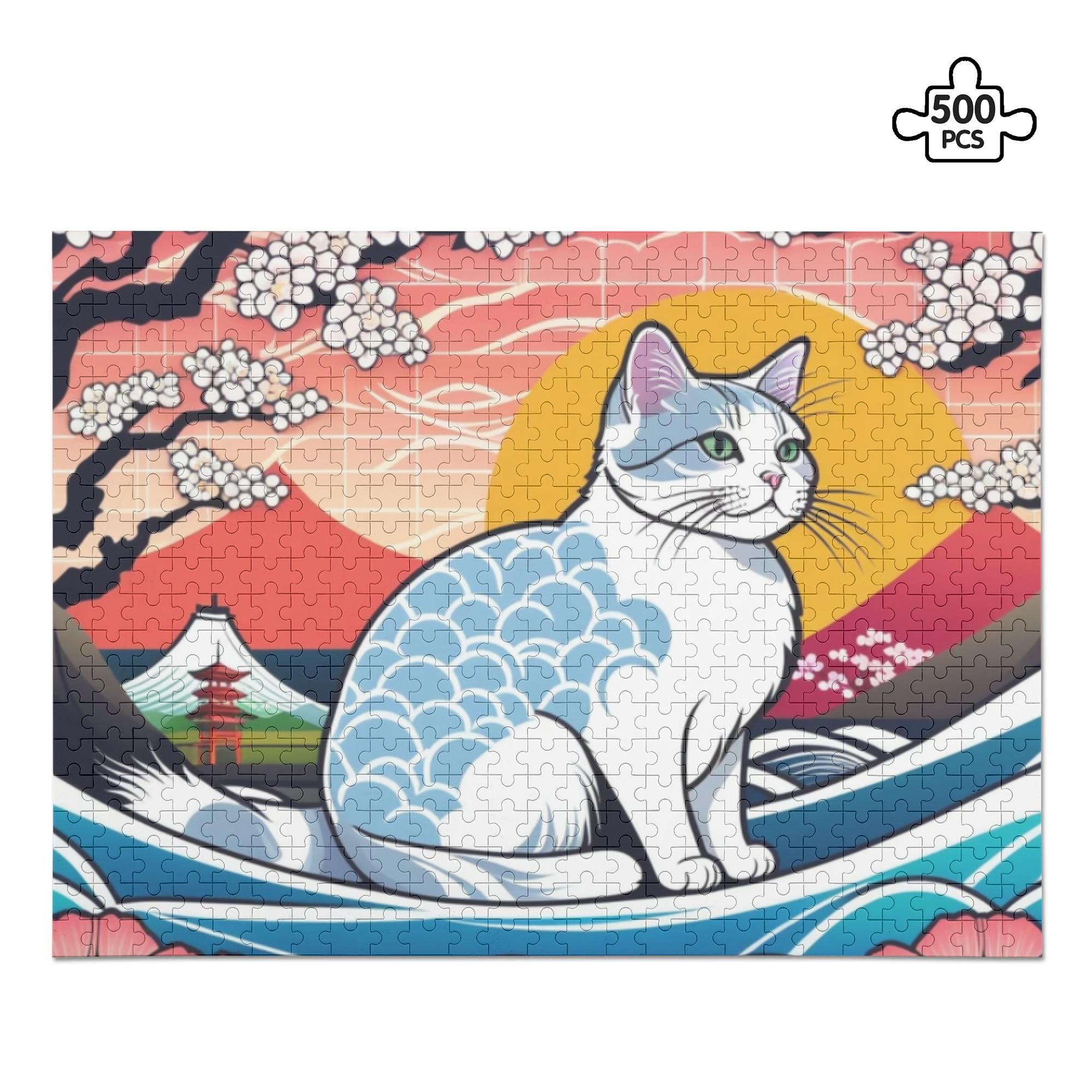 楽天市場】ジグソーパズル 猫 500ピースの通販