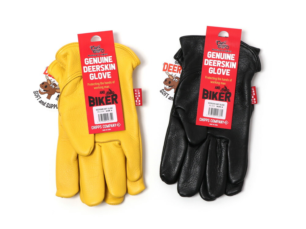 楽天市場】CHIPPS COMPANY チップスカンパニーGENUINE DEERSKIN GLOVE