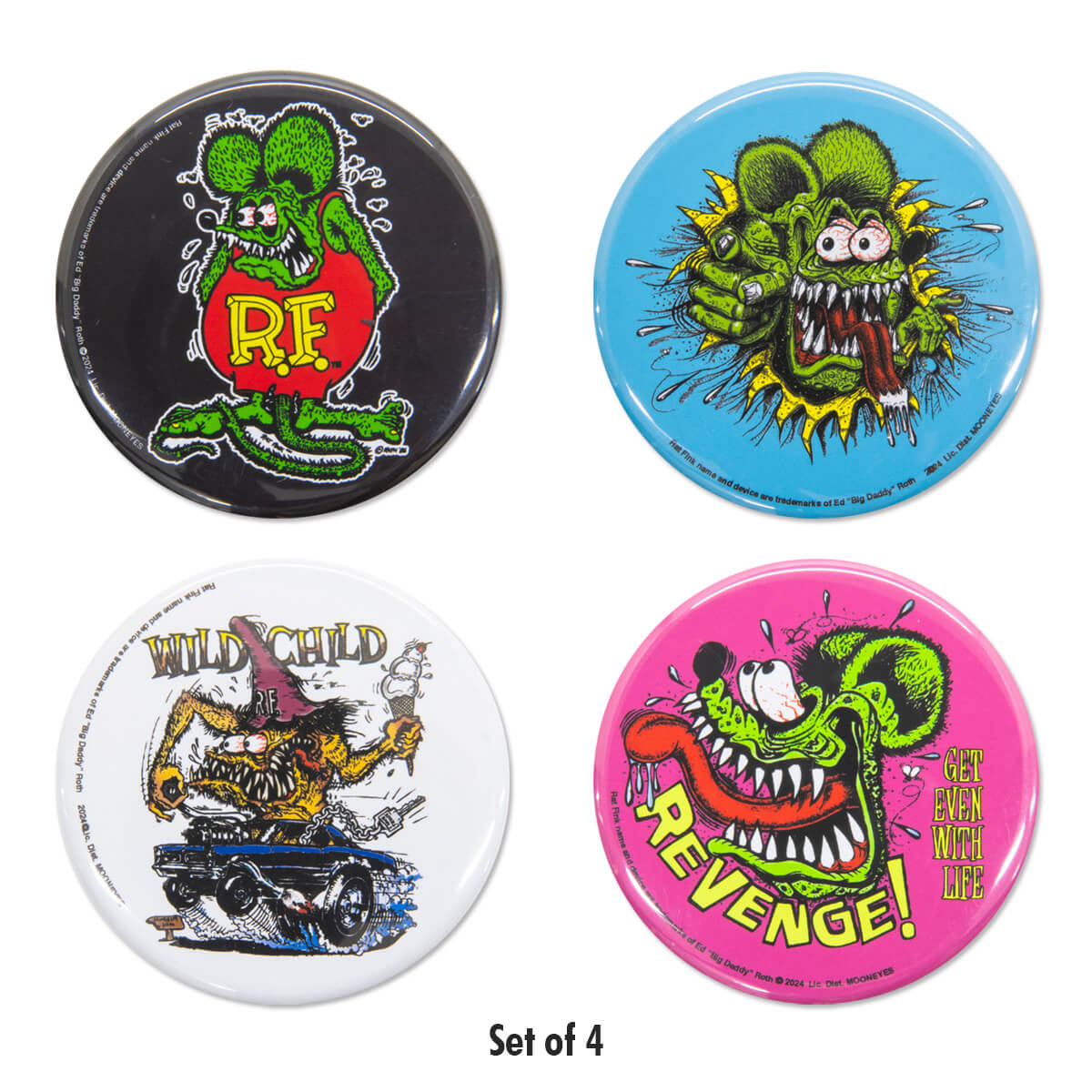 楽天市場】ラット フィンク Rat Fink CAN マグネット セット(4個セット