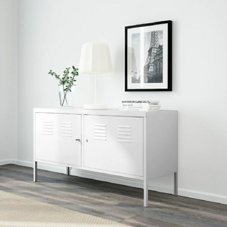 楽天市場】IKEA イケア PS キャビネット ホワイト 119x63cm 902.514.52