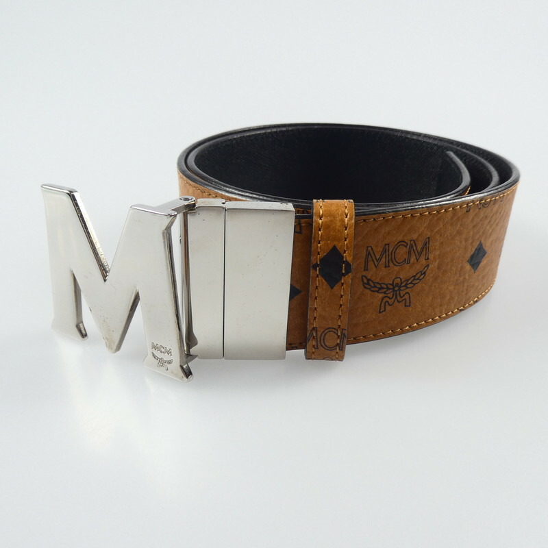 楽天市場】【中古】MCM | エム・シー・エム Claus リバーシブル ベルト