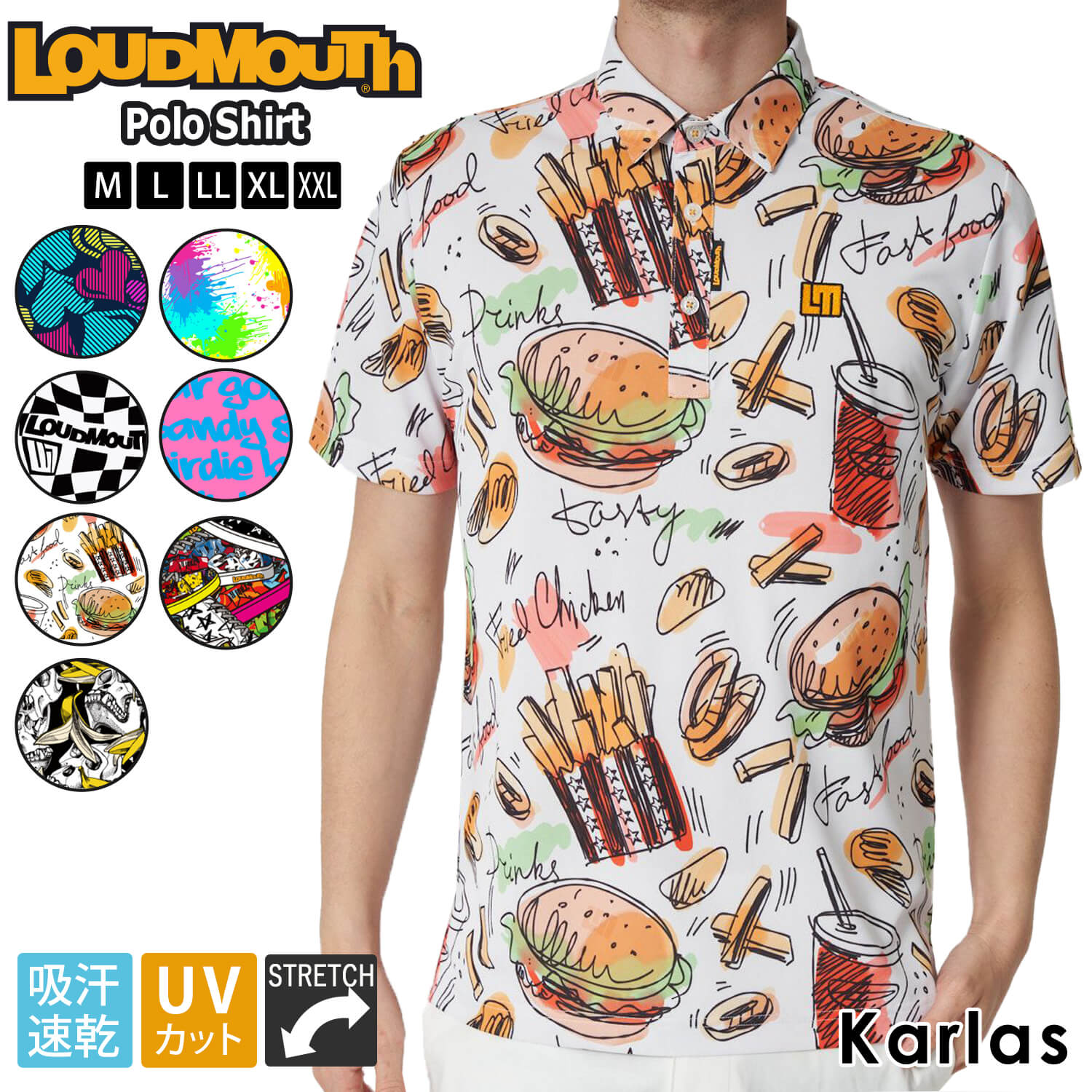 楽天市場】【在庫処分!】 ラウドマウス ゴルフウェア トップス