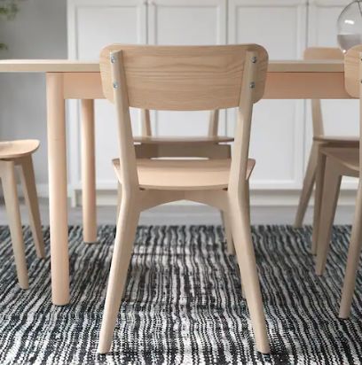 楽天市場】IKEAイケアLISABO リーサボーチェア, アッシュ804.572.36