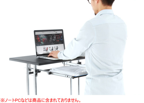 楽天市場】Bauhutte(R) スタンディングデスク BHD-700-WD 幅700×奥行き