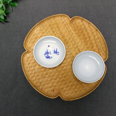 楽天市場】木工房玄 高塚和則 花形パン皿（中）20cm : on la CRU