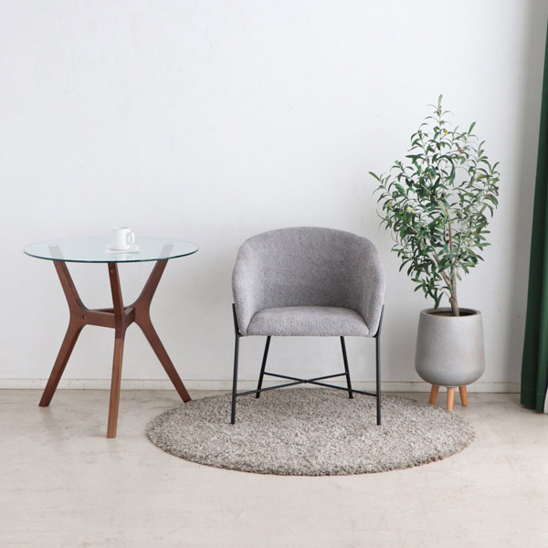 楽天市場】70 カフェテーブル ガラステーブル 円形 円形 ラウンド