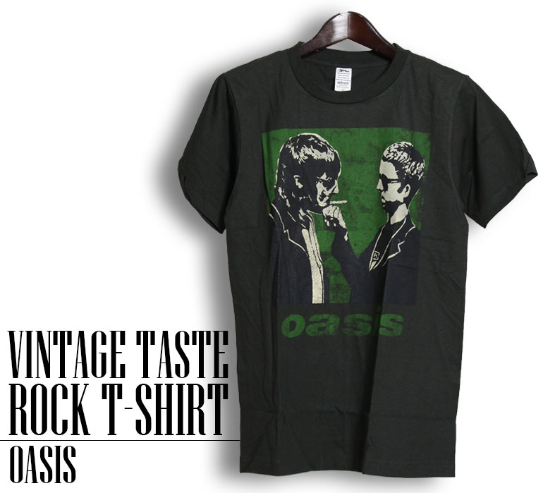 楽天市場】ヴィンテージ風 Oasis Tシャツ オアシス ロックTシャツ