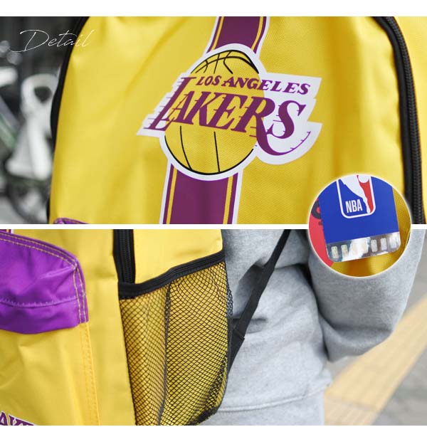 楽天市場】レイカーズ バックパック リュックサック バッグ パープル